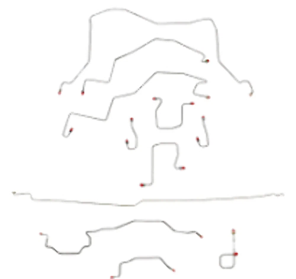 1998 - 2001 Dodge Ram 3500 Complete Brake Line Kit - CBK0040OM